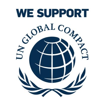 We support Un Global Compact